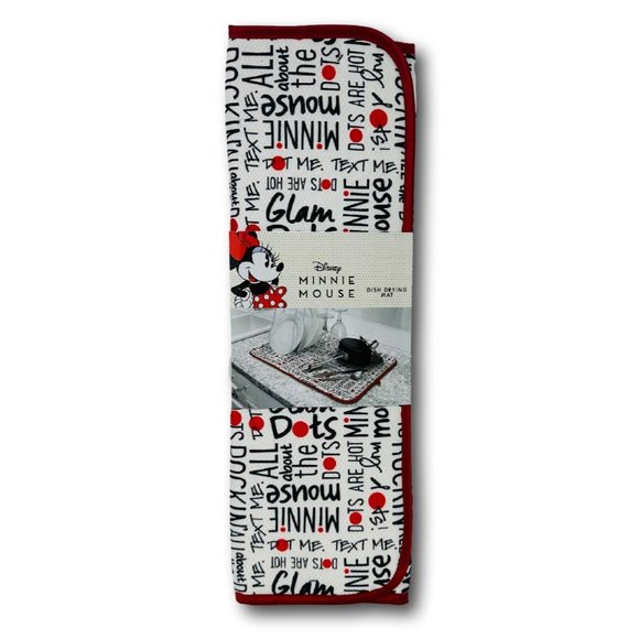 Disney Minnie Mouse Dish Drying Mat 16" x 18" - Picture 1 of 3